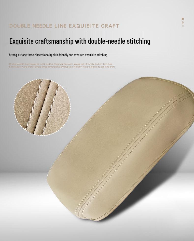 Honda Civic 12-15 Armrest Box Cover - 9th Gen Leather Center Console Cover