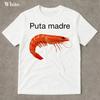 Funny Shrimp Memes Shrimppatterned Tshirt Memes Shrimp Aggressive Satirical Viral Memes And Confused Memesunisex Summer