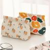 1PC Polyester Printed Storage Bag, Fruit Makeup Bag, Waterproof, Portable Key, Lipstick, Mini Storage Wallet