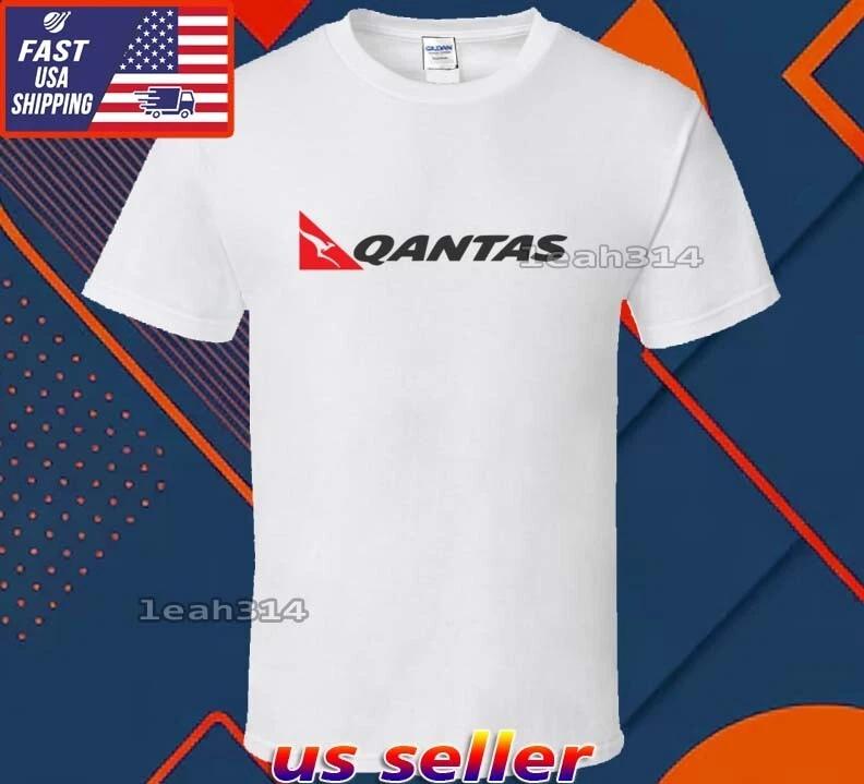 New Shirt Qantas Logo T-Shirt Funny American Usa Unisex Size S-5XL