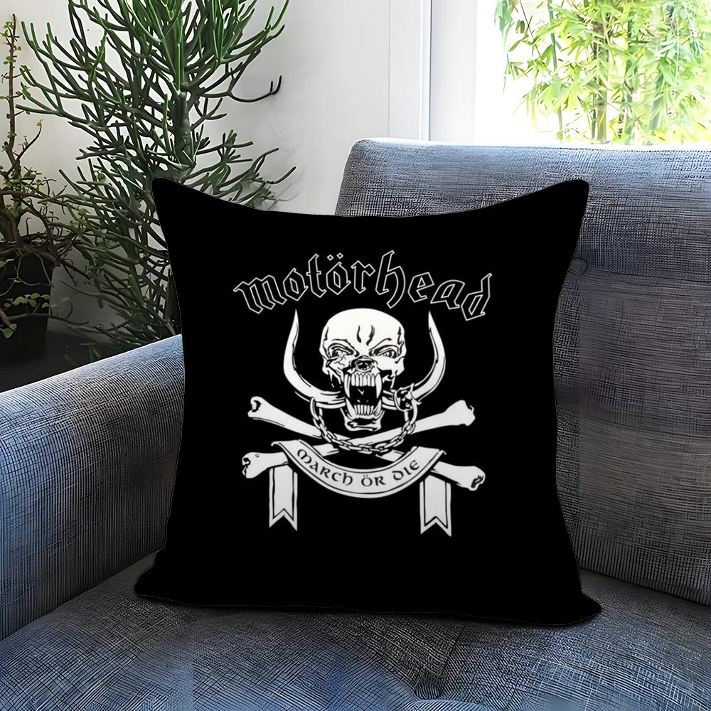 Чехол на подушку Rock Band Motörhead Удобный двусторонний чехол для подушки Идеально подходит для автомобиля, дивана, спальни и многого другого