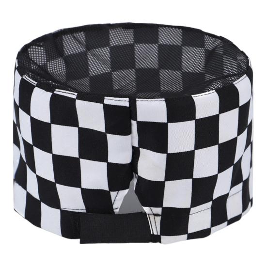 Chef Hat Unisex Kitchen Hat Hotel Restaurant Cook Cap Good Breathability Hollow Mesh Top Waiter Chef Work Cap Workshop Factory Hat