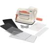 Creotime A7 10.5cm White/Orange Stamping and Embossing Machine Set