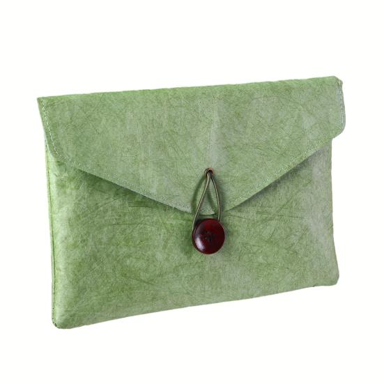 Бумажная папка-конверт Tyvek с вкладышем, держатель для портфолио на кнопке, защитный чехол для планшета iPad, органайзер для документов и канцелярских принадлежностей