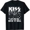 Kiss Хлопковая футболка унисекс для взрослых Let Me Go