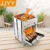 Мини Портативная Складная Уличная Печь-Мангал Дровяная Печь BBQ для Кемпинга Пикника Сада Кухонные Аксессуары