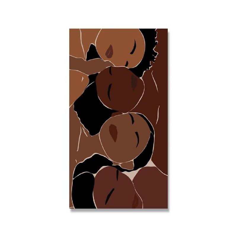 Африканская Бохо Королева Черная Женщина Рука Скандинавский Постер Принт Абстрактный Холст Настенное Искусство для Гостиной Декоративные Настенные Картины