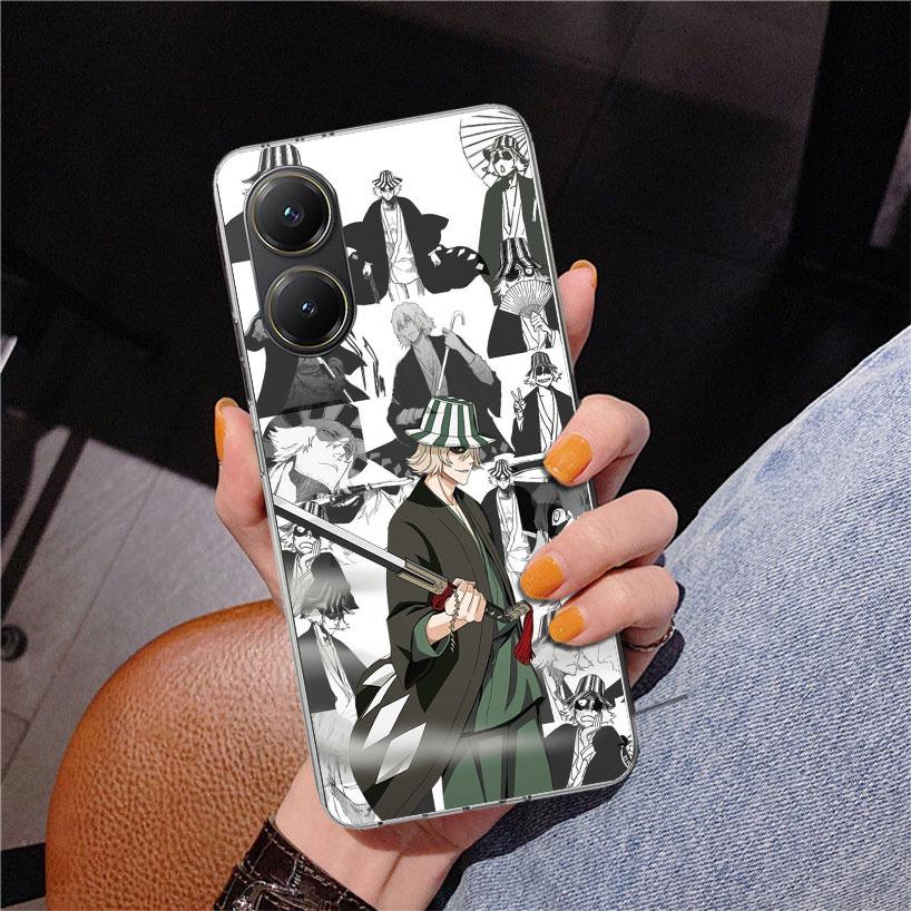 Bleach Kisuke Urahara Phone Case For Xiaomi Poco X7 X6 X5 Pro F7 Ultra Redmi 15C 15 13C 13 12C 12 10 10A 10C 9 9A 9C 9T Cover Po