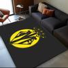 1PC rug Vill-arreal Flames Carpet, Chair Rug,Area Rug for Office Bedroom living rooms bedroom, Doormat decor Christmas fan gifts
