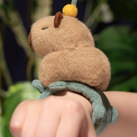 Браслет-лента Capybara Slap с рисунком животных из мультфильмов, собак и кошек, легко защелкивающийся браслет