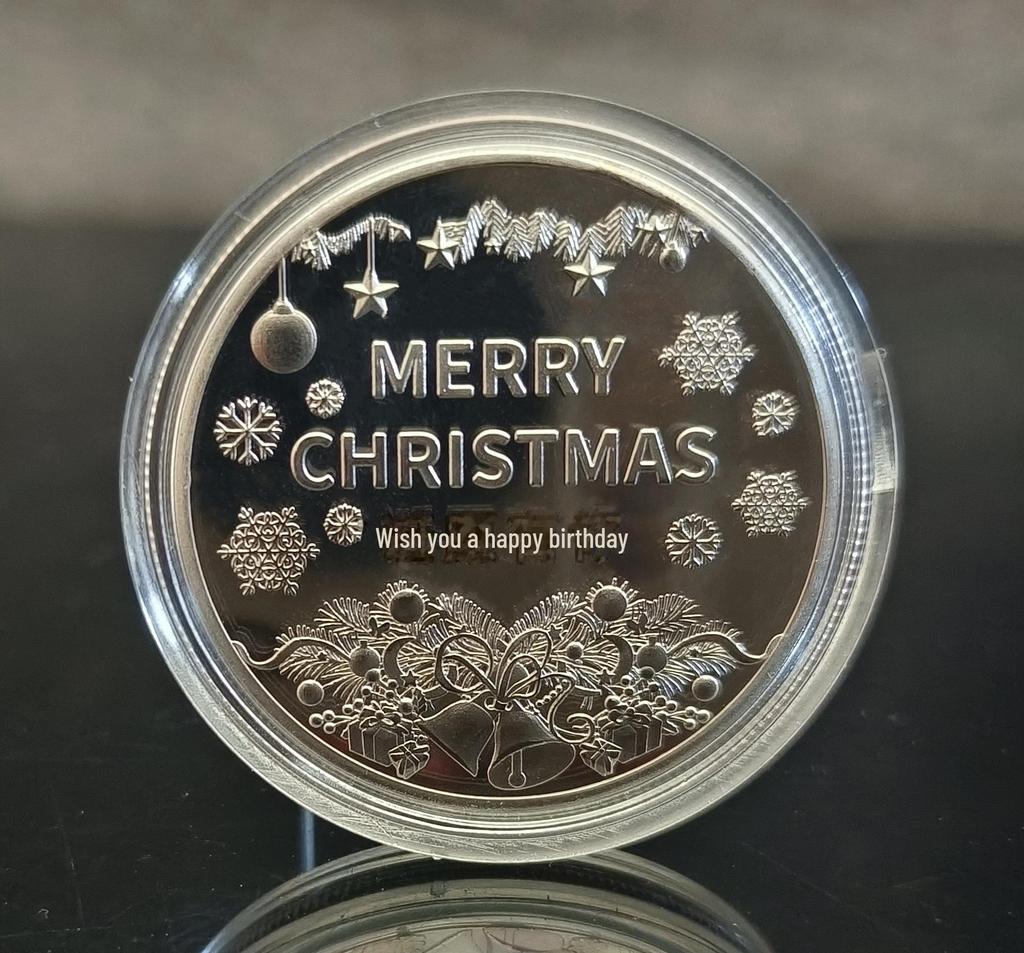 Рождественские памятные монеты и медали Санта-Клауса - Праздничные предметы коллекционирования