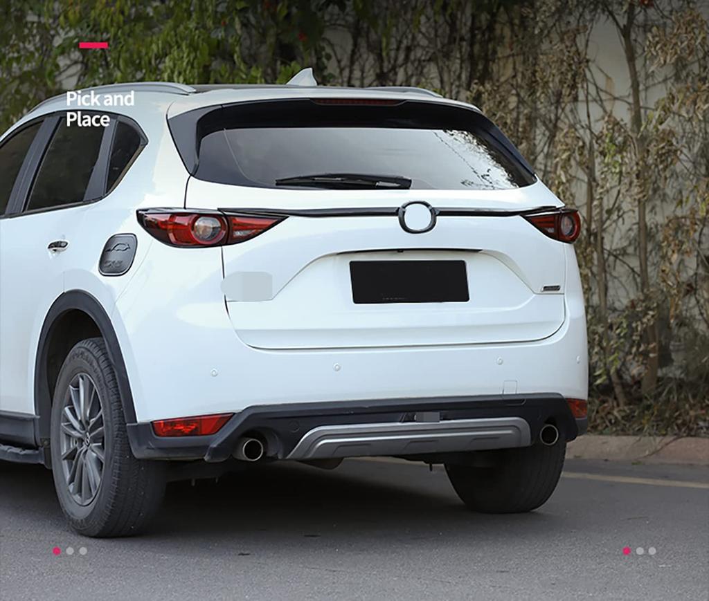 KELEIMAI Задняя эмблема Декоративная накладка на багажник для Mazda CX-5 (Серия KF) - 2-детальные накладки на багажник под карбон из АБС-пластика, Индивидуальные аксессуары для экстерьера.