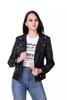 Jacket Stylish Black Biker Motorcycle Handmade Women's Genuine Lambskin Leather