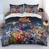 Street Fighter Retro Game Gamer Comforter Bedding Set,Duvet Cover Bed Set Quilt Cover Pillowcase,king Queen Size Bedding Set Boy