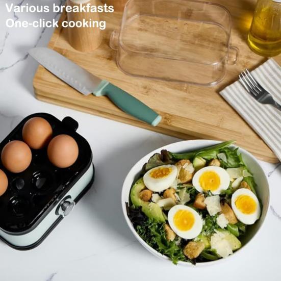 Electric Egg Cooker Omelet Maker with Auto Shut-Off Large Capacity One-Click Start Easy To Clean Egg Boiler Machine