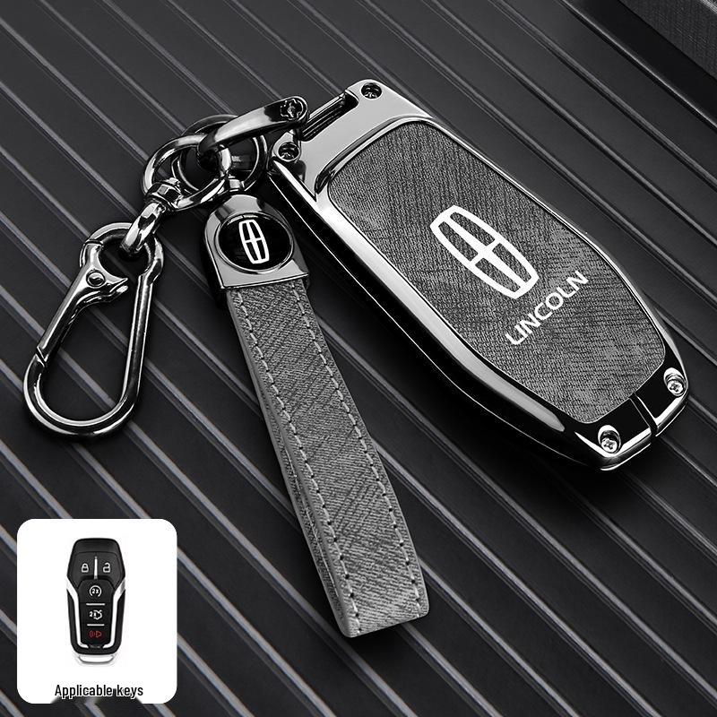 Lincoln Adventure Key Case: Fits Navigator, Aviator, MKZ, Continental, MKC, MKX Models