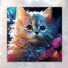 5D Алмазная мозаика Кот Полная Алмазная Мозаика Животное Вышивка Цветок Набор для Творчества Ручная Работа Подарок