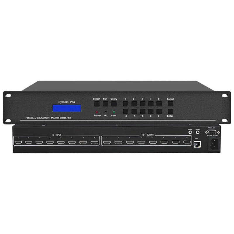 HSD-AV-HD0808W 8x8 4K HDMI Matrix Switcher (CN version)