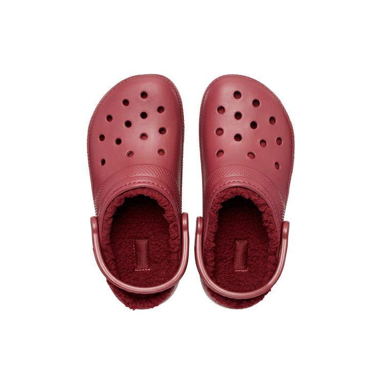Crocs Классические теплые хлопковые клоги Пляжные сандалии Сандалии унисекс Гранатово-красный 203591-612