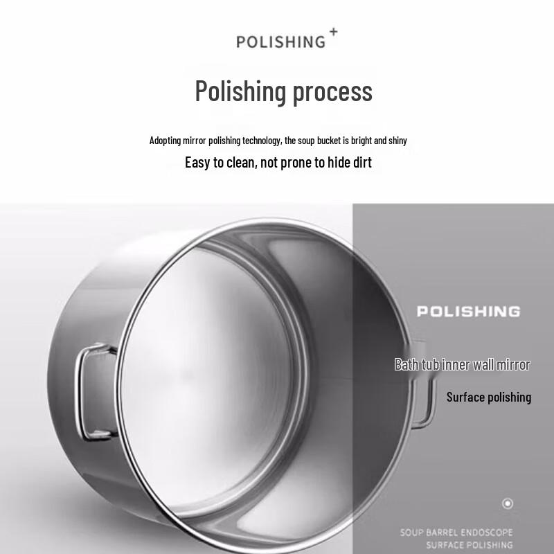 Commercial Thickened Stainless Steel Multi-Purpose Pot with Lid