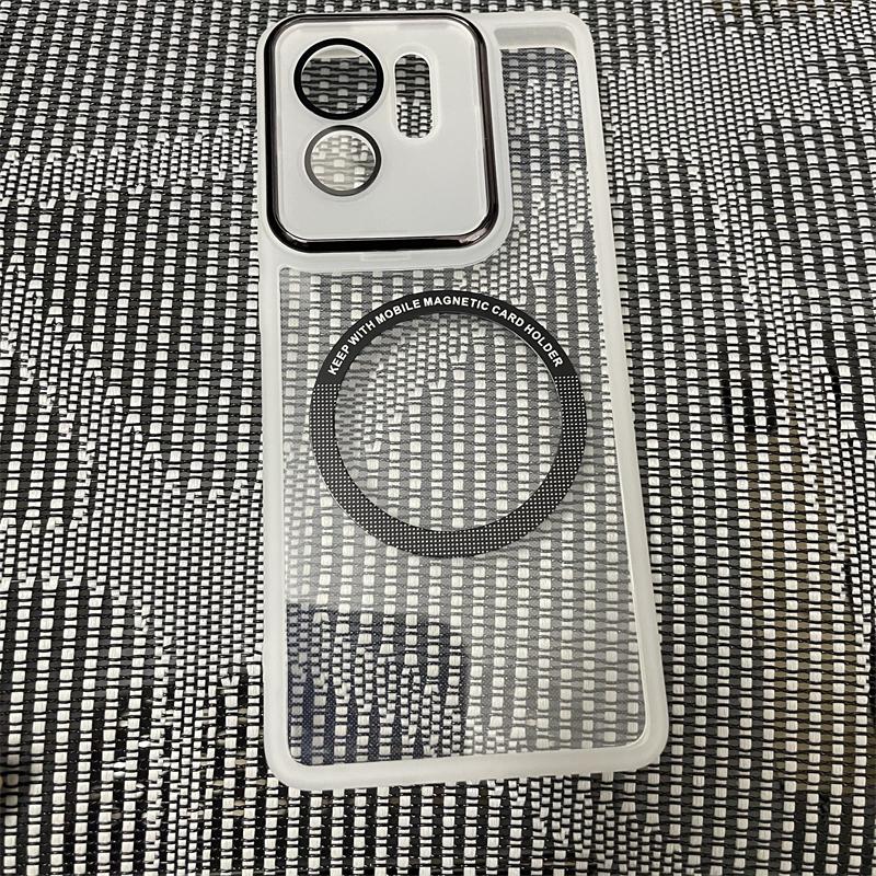 Роскошный прозрачный чехол Magsafe TPU для Motorola Edge 40, мягкий силиконовый прозрачный магнитный чехол для беспроводной зарядки, защита камеры, полная защита от ударов