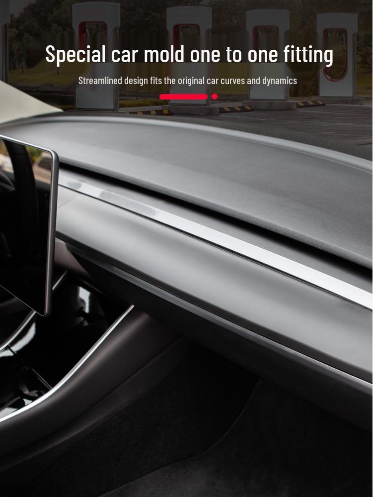 Комплект для интерьера Tesla Model 3/Y: Обновление центральной консоли, полосы на приборной панели и отделки дверей