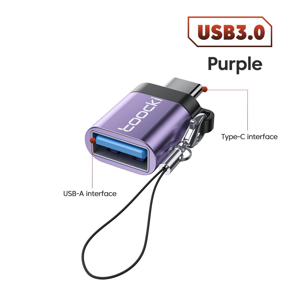Toocki OTG USB 3.0 на Type C Адаптер Micro на Type C Штекер на USB 2.0 Разъем-конвертер для Macbook Xiaomi Samsung OTG Коннектор 3