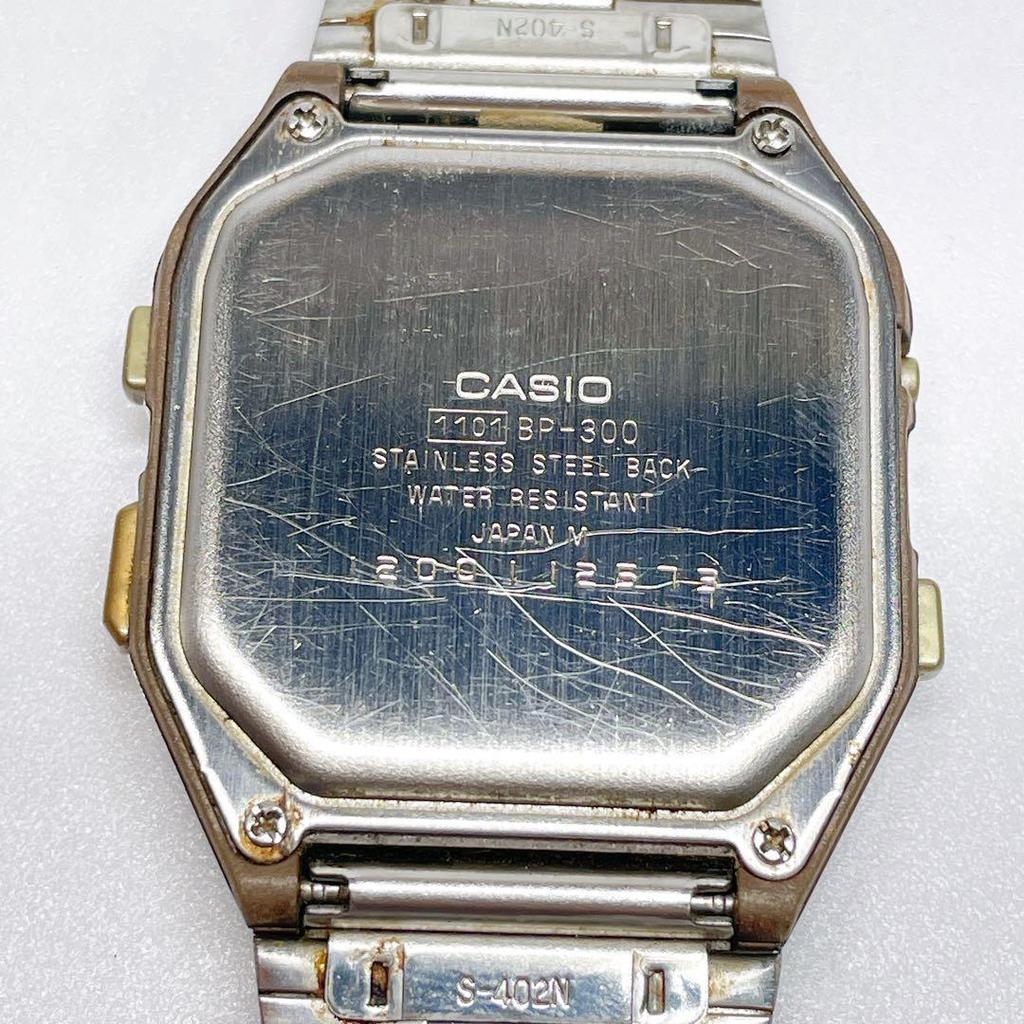 Used Vintage CASIO BP-300 Sphygmomanometer Pulse Monitor 90s Watch 53