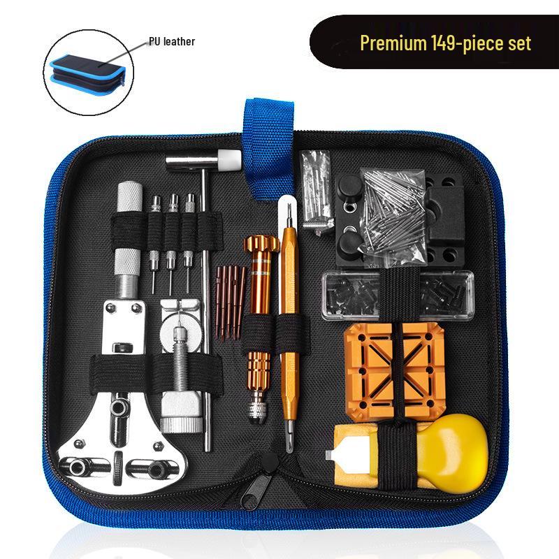 Набор инструментов для ремонта часов из 147 предметов с набором для разборки и открывателем в сумке для инструментов
