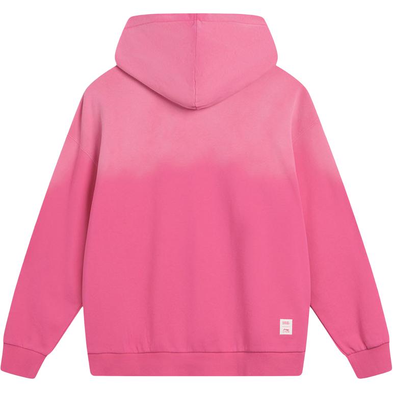 Толстовки Li Ning Унисекс Градиентный Розовый С Капюшоном Умеренные AWDV473-3