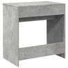 Makeup Table with Mirror Concrete Grey 73 x 46.5 x 120 cm