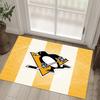 Дизайн Pittsburgh Penguins Кристальный Велюровый Ковер Уютный Не?Нескользящий ковер с принтом для спальни, гостиной, прихожей