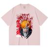 230 Gsm 100% Cotton Bleach V1 Ichigo Print Unisex Heavy Cotton T Shirt
