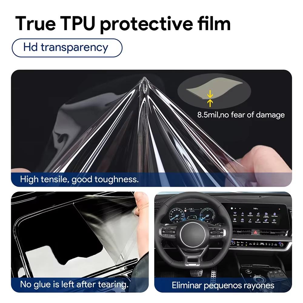 For BMW Series 3 G20 G21 2024-2025 Automotive interior center console protection sticker LCD display matte TPU protective film