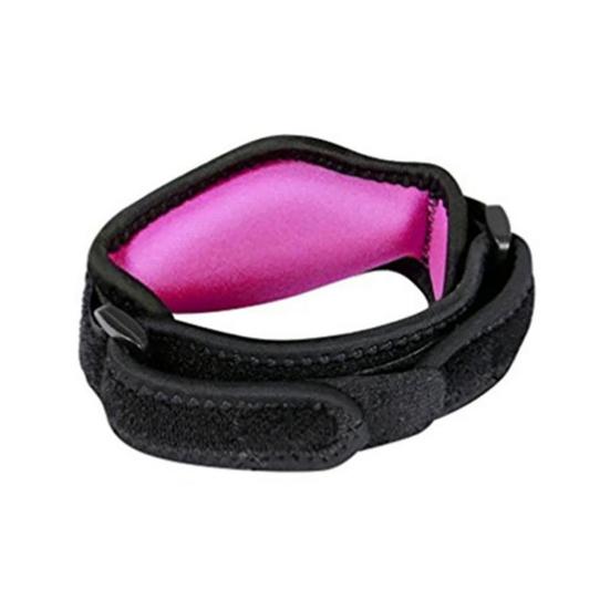 Женский Мужской Налокотник для теннисистов Локтевой ремень с губчатой подкладкой Профессиональная повязка на руку при тендините Спортивный бандаж для предплечья