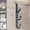 Door Hook Metal Coat Rack Strong Load-bearing Space Saving Simple Installation Hats Bags Organizer Towel Clothes Hanger