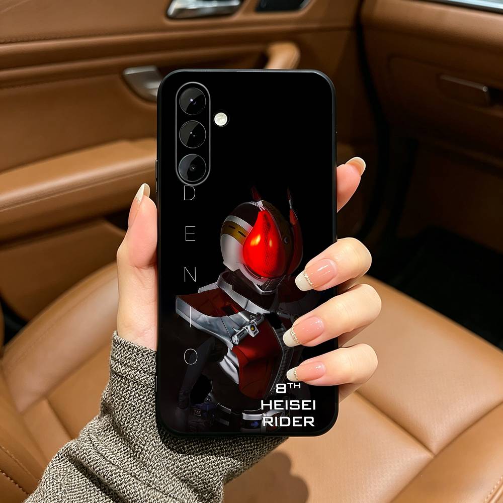K-Kamen R-Rider ZeztzS Soft Silicone phone Case for Samsung Galaxy A73/A71/A72/A70/A53/A52/A51 - Black