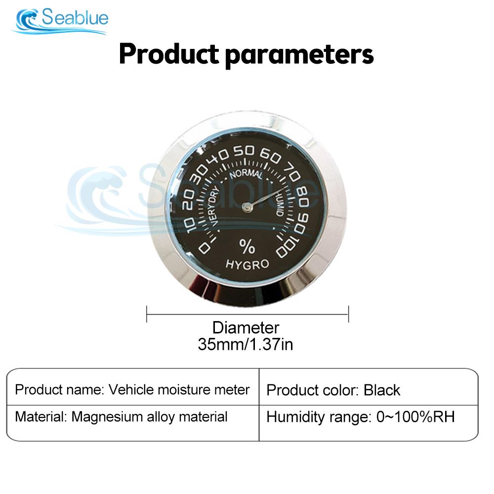 TH30 Мини Металлический Термометр Гигрометр Механический 35 мм Автомобильный Датчик Температуры Гигротермограф Холодильник Внутреннего