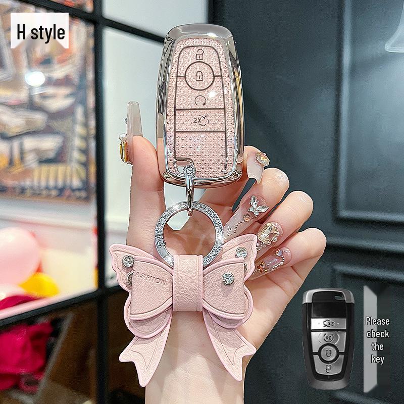 Роскошная крышка для ключа для моделей Ford Mondeo, Edge, Explorer и Escort.