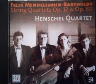 CD МЕНДЕЛЬСОН; КВАРТЕТ ГЕНШЕЛЬ - Мендельсон: Струнные квартеты 74321965212 Arte Nova Class 2003 Европа Классика Б/у