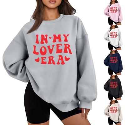 Женская повседневная мода карнавальный принт длинный рукав O-образный вырез толстовки пуловер топ