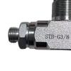 G3 8 Flow Control Valve Bidirectional Hydraulic Restrictor Valve for 1 2 Ton Mini Excavator