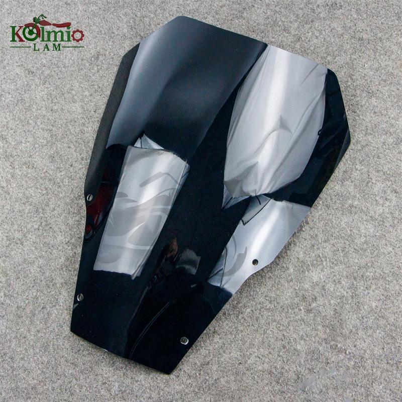 38cm Wind Screen Fit For Yamaha 2004 - 2016 XT660R XT660 R Motorcycle Windshield Windscreen XT 660R 2005 2006 2007 2008 2009