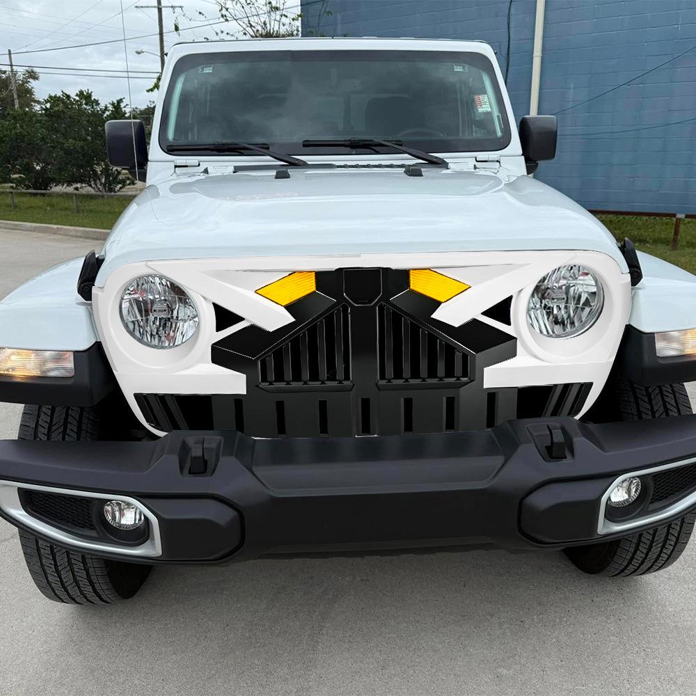 Детали для модификации решетки радиатора (aftermarket) для Jeep Wrangler JL 2018-2023 - Стиль Empire Indicator