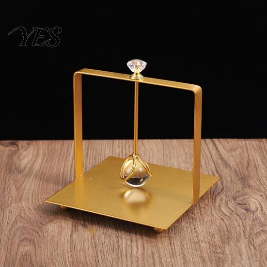 Paper Towel Holder Square Napkin Holder, with Weighted Arm, Durable Iron Frame Windproof Countertop Dispenser, Stable Cocktail Holders for Home
