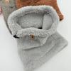 Noise-proof Dog Calming Earmuffs Warm Puppy Scarf Soft Pet Neck Gaiter  for Small Medium Large Dogs