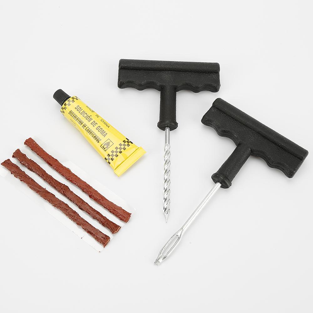 Набор инструментов для ремонта проколов шин для бескамерных шин, наборы для ремонта автомобильных аксессуаров, резиновый клей для мотоциклов