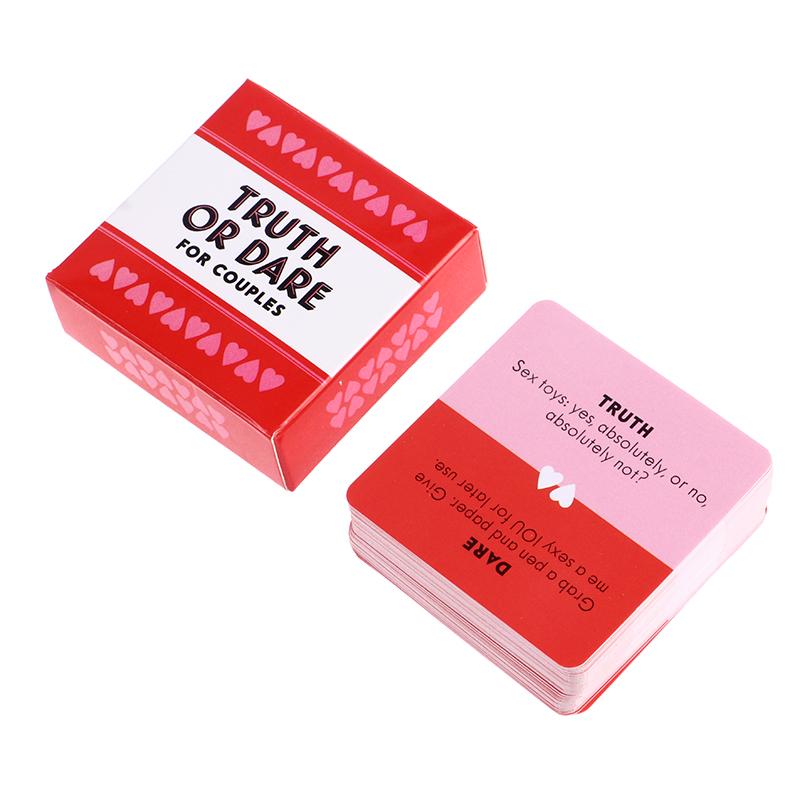 Mini Small Size Truth Or Dare For Couples Cards Games Lovers Board Game Supply