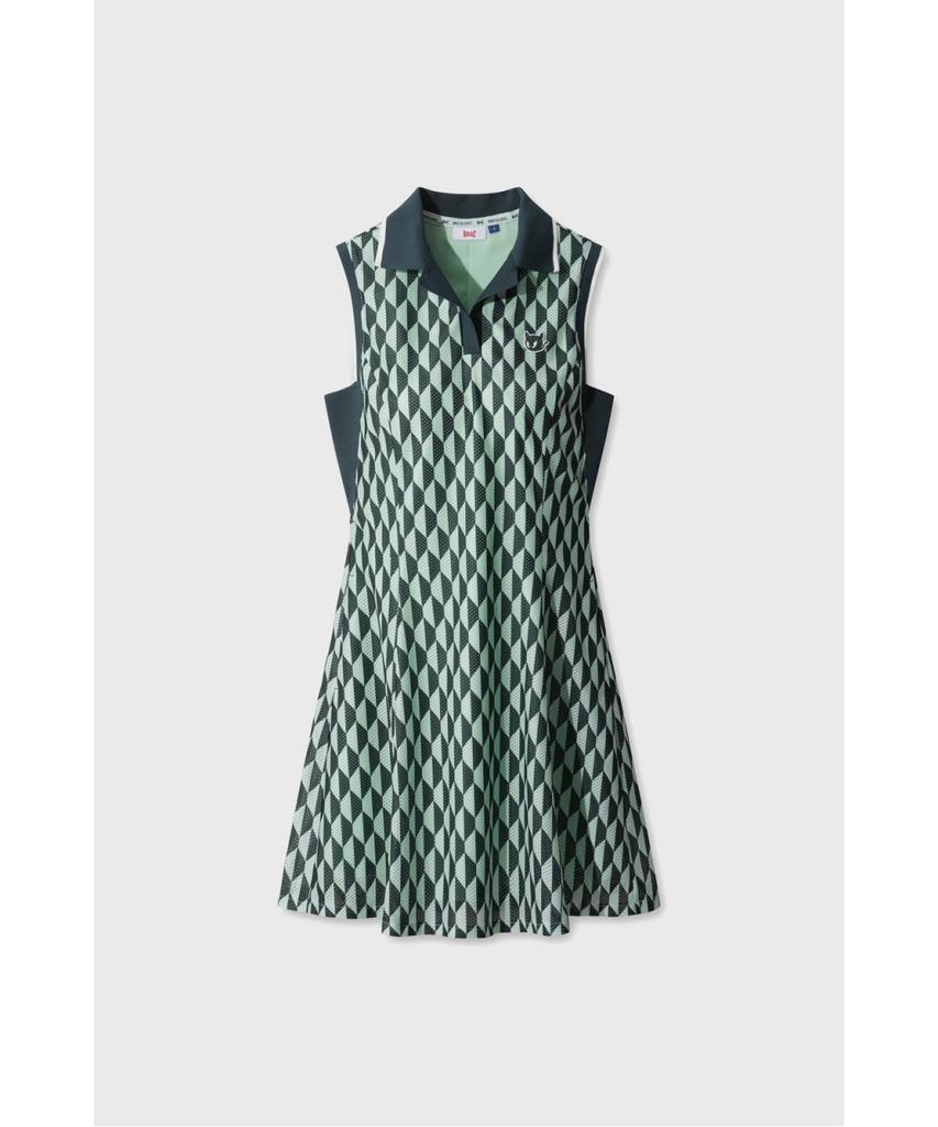 WAAC Athletic Optic Block Sleeveless Dress Wltcm26411Mix