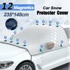 Magnetic Car Front Window Screen Cover Auto Sun Cover Car Windshield Shade Dust Protector Anti Snow Frost Ice Shield Car Windscreen Cover